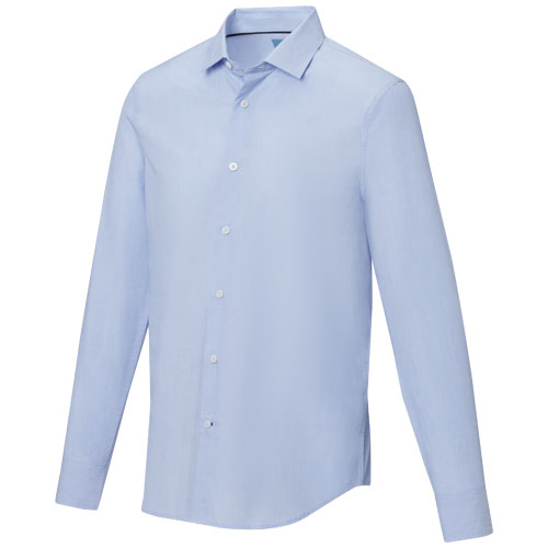 Chemise personnalisable coton GOTS homme 160g - Cuprite Bleu clair